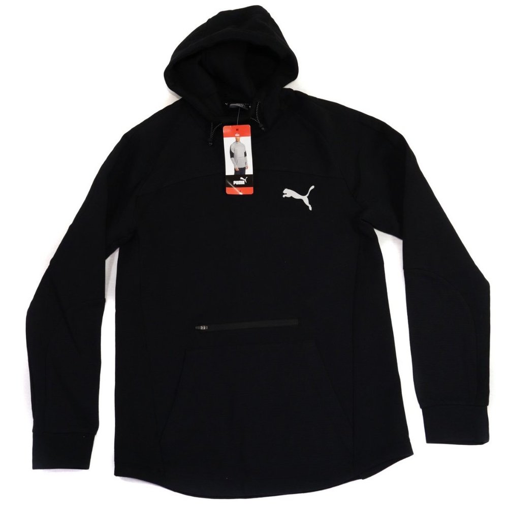 PUMA Black Evostripe Pullover Hoodie - Picture 6 of 10